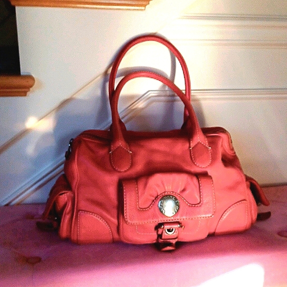 Marc Jacob's 100% Leather Rosey Pink Purse Vintage 16